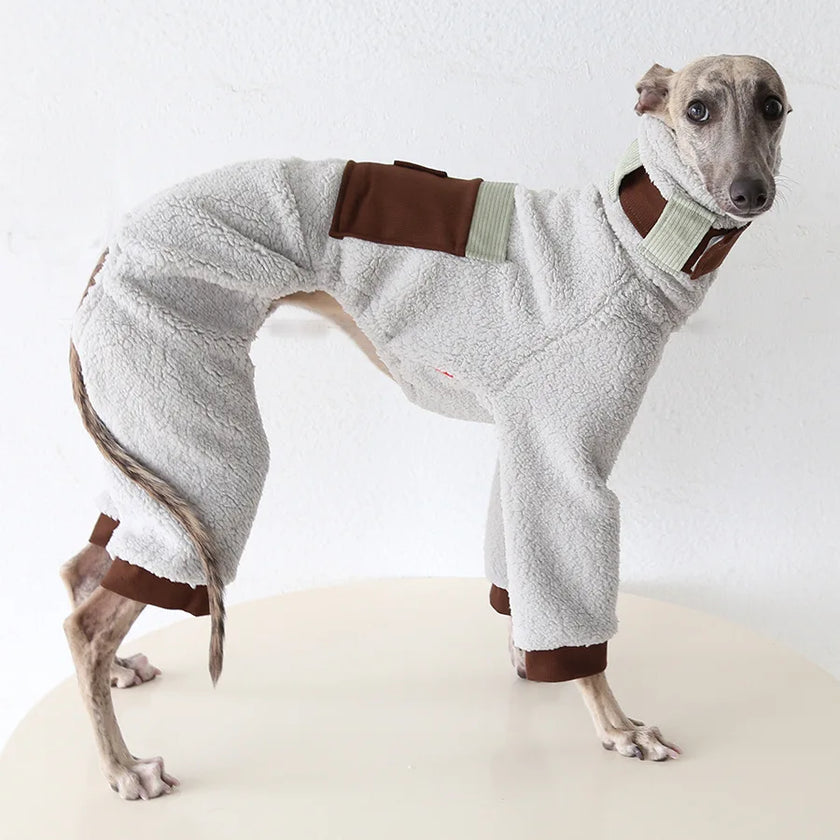 Fleeceoverall för hund