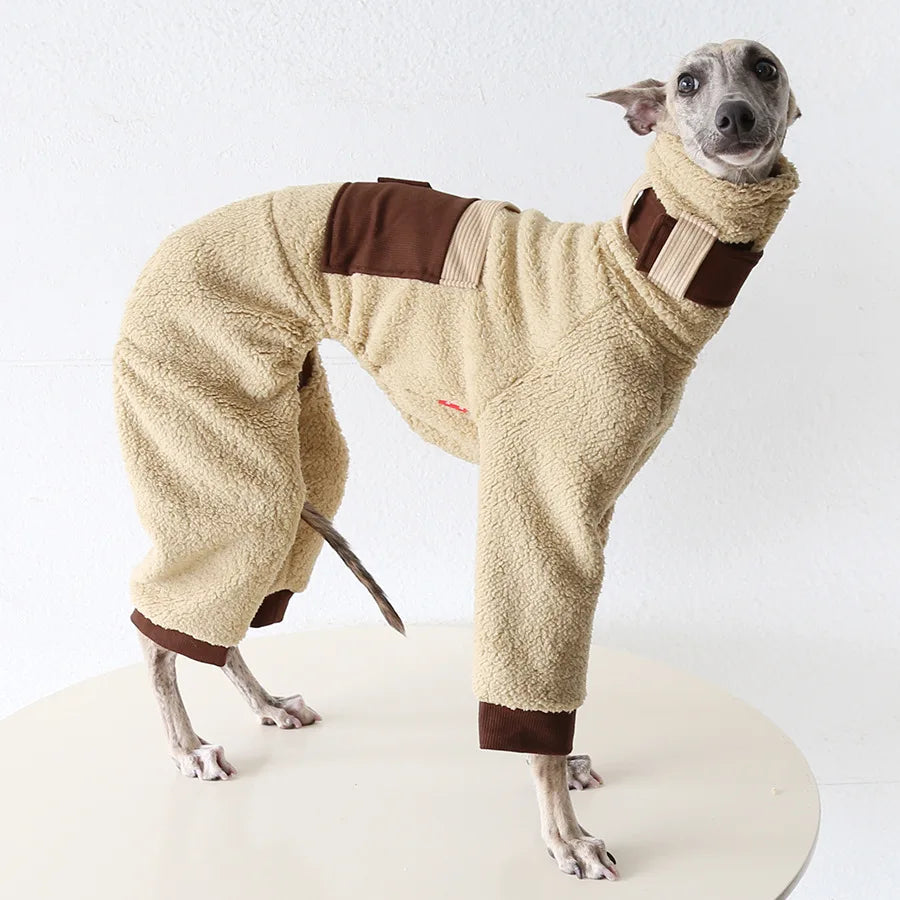 Fleeceoverall för hund