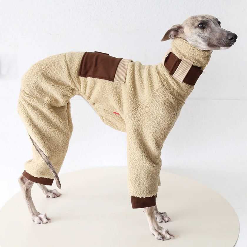 Fleeceoverall för hund