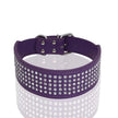 Brett hundhalsband med strass