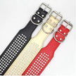 Brett hundhalsband med strass