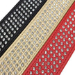 Brett hundhalsband med strass