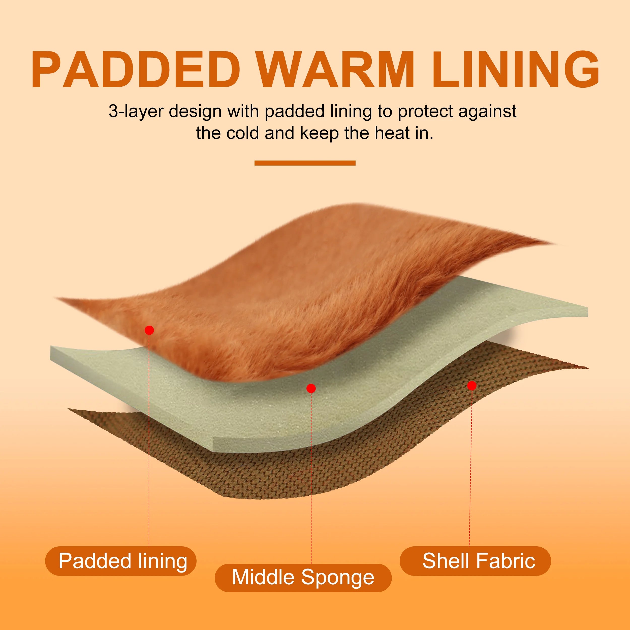 Pälsklädd sele för hund