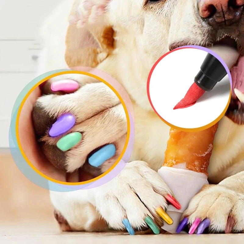 Nagellack för hund 12 färger
