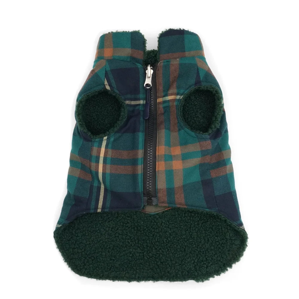 Lined dog vest