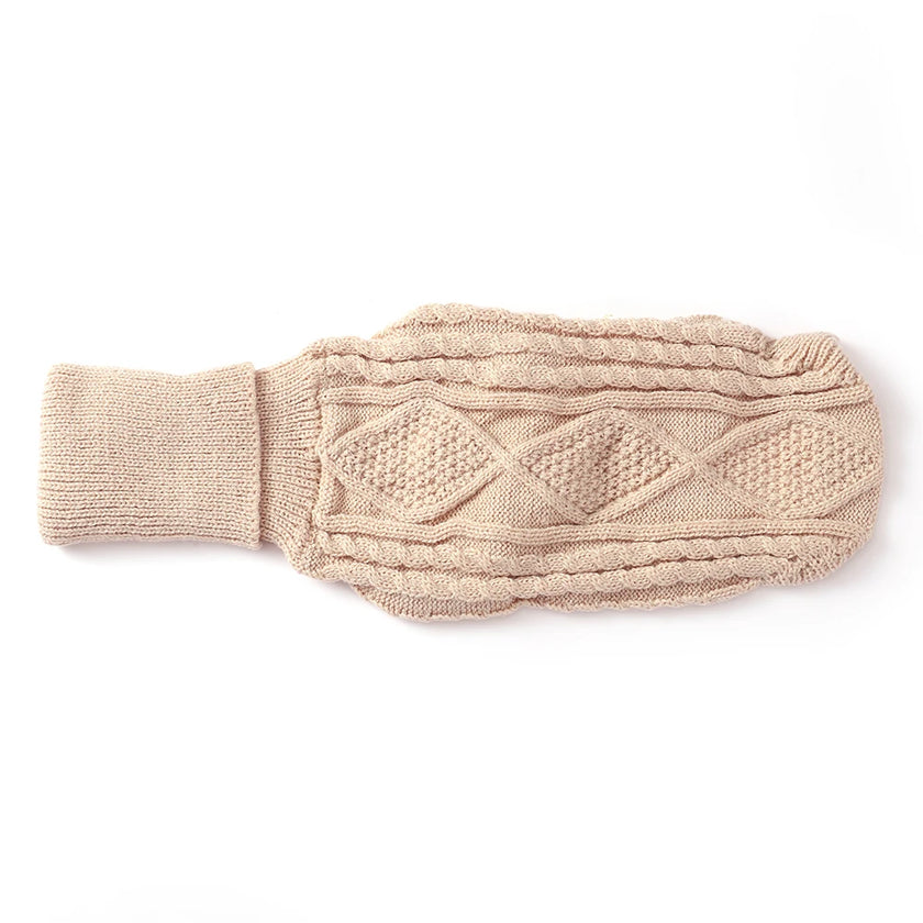 Stickad polotröja för hund