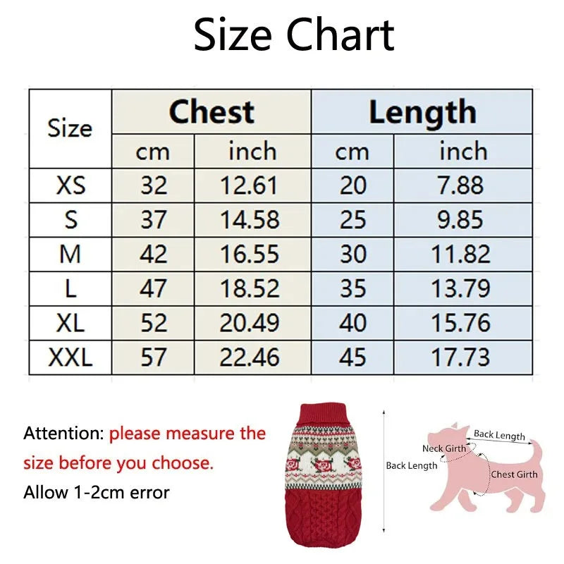 Stickad tröja för liten hund