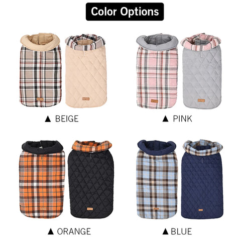 Reversible dog jacket