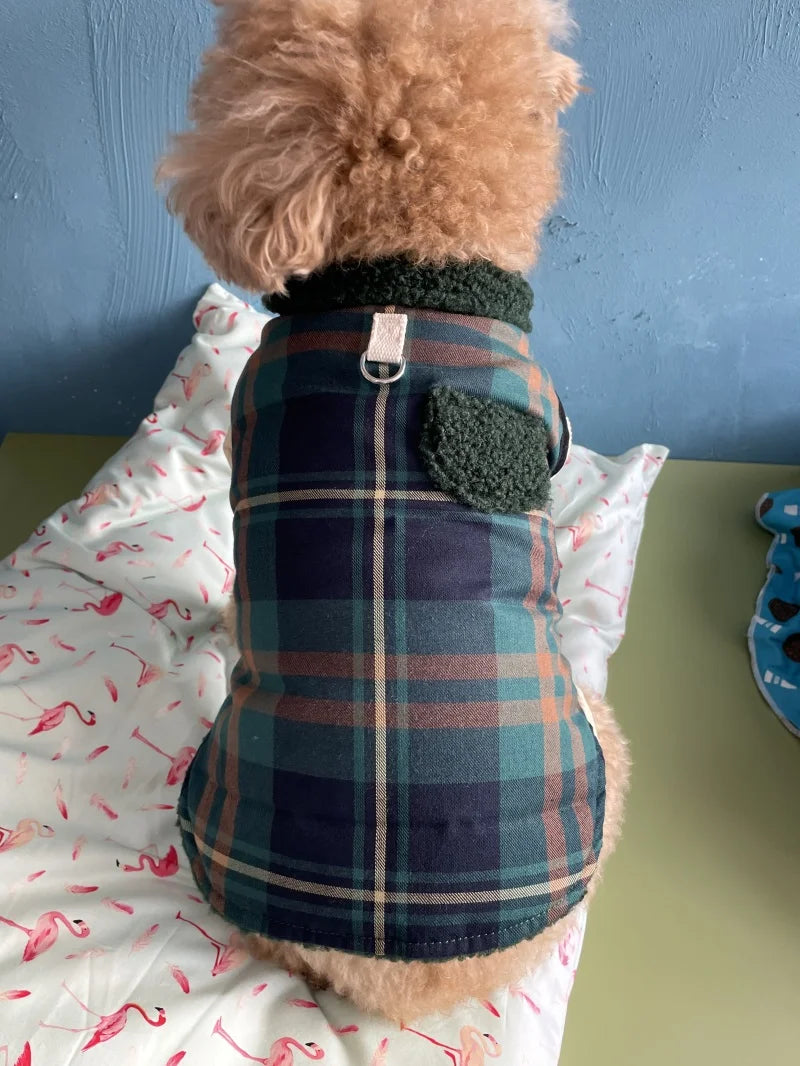 Lined dog vest