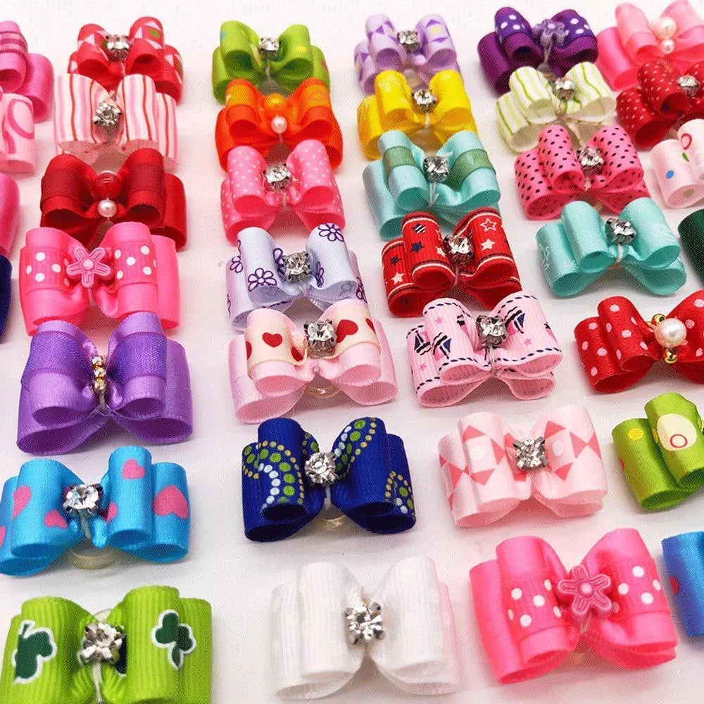 Rosetter på gummiband 10st