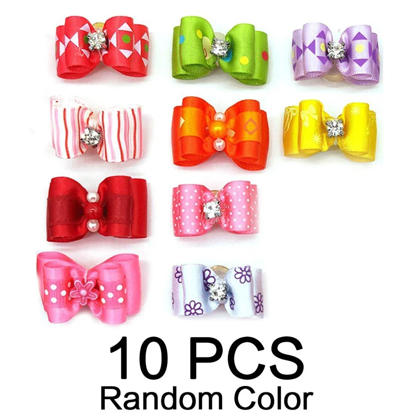 Rosetter på gummiband 10st