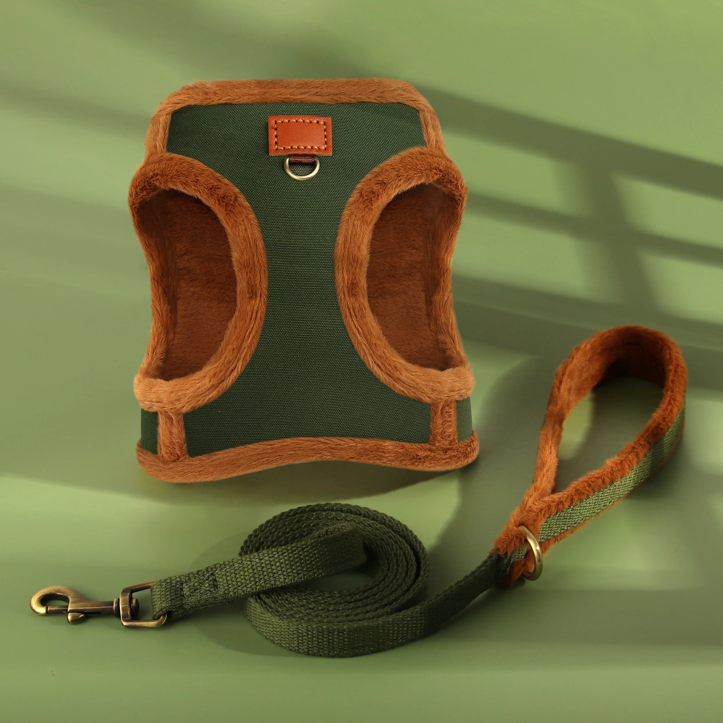 Pälsklädd sele för hund