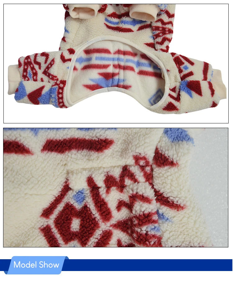 Fleeceoverall onesie för hund