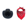 Cowboy kostym hatt & scarf