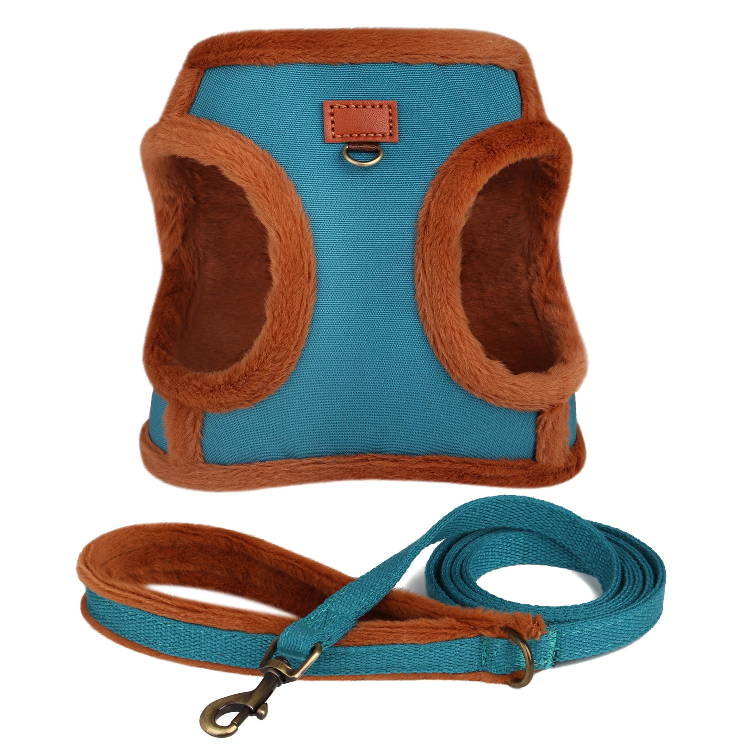 Pälsklädd sele för hund