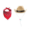 Cowboy kostym hatt & scarf