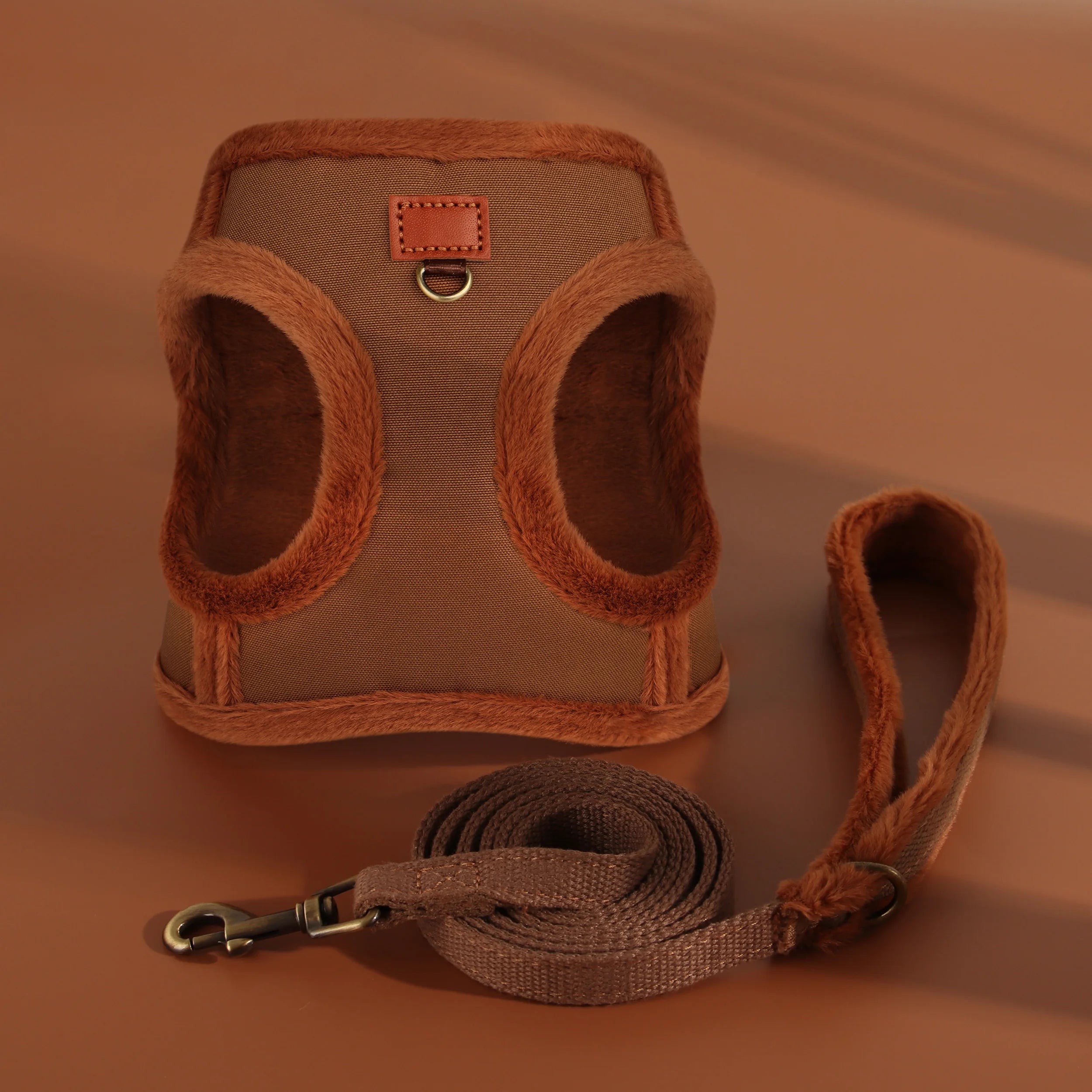 Pälsklädd sele för hund