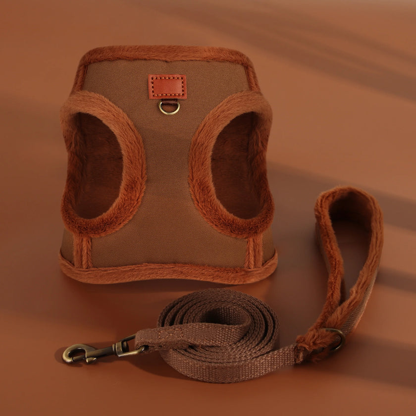 Pälsklädd sele för hund