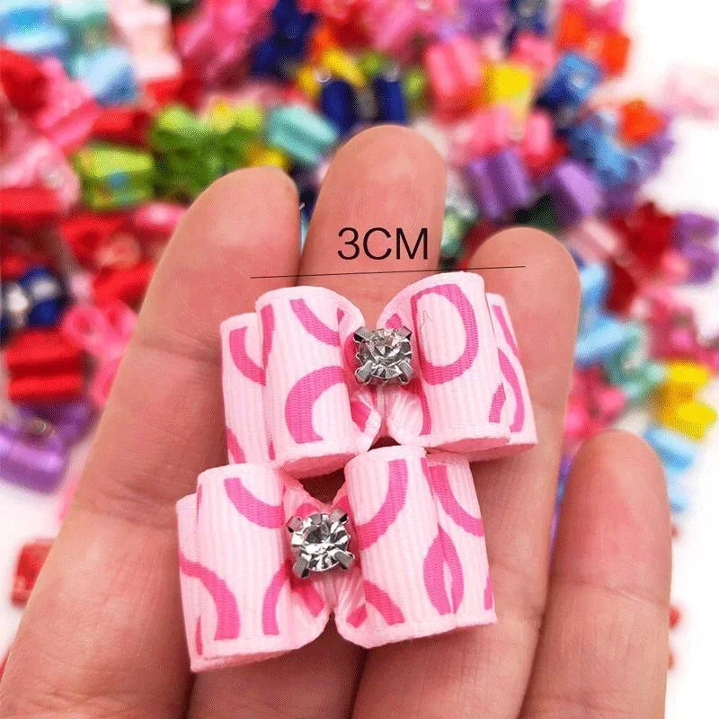 Rosetter på gummiband 10st