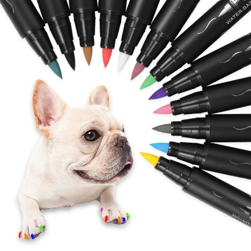 Nagellack för hund 12 färger