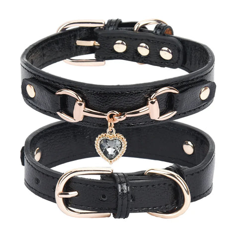 Hundhalsband med smycke