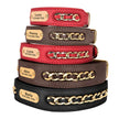 Hundhalsband med kedja