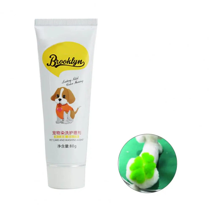 Hårfärg för hund semipermanent