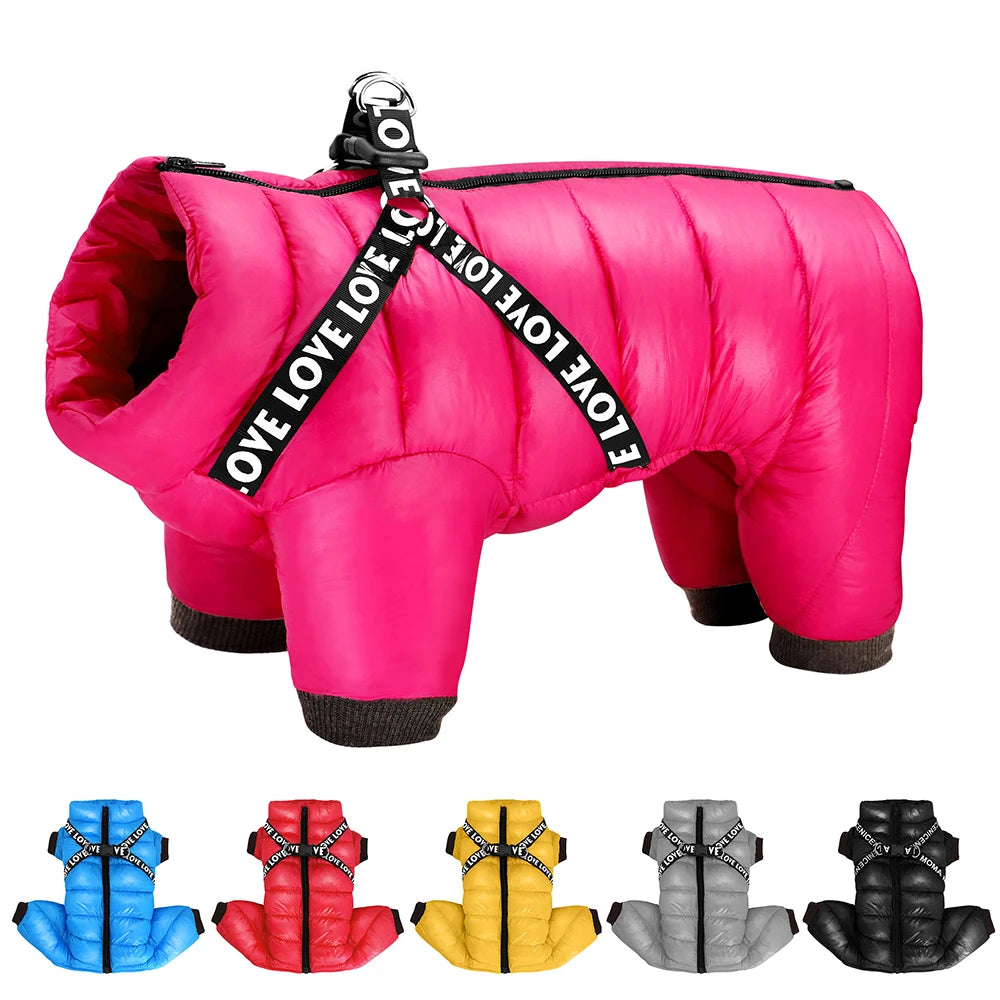 Vinteroverall för liten hund