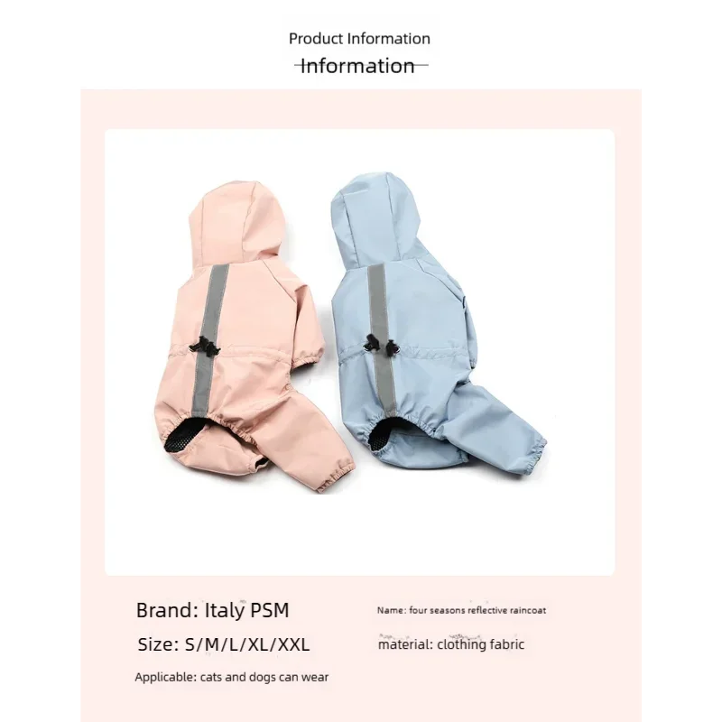 Regnoverall för hund