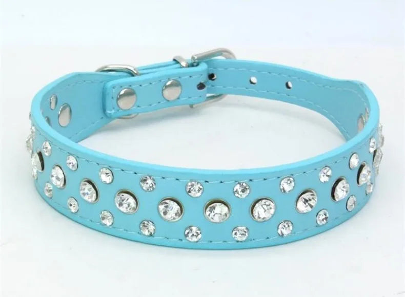 Hundhalsband med strass