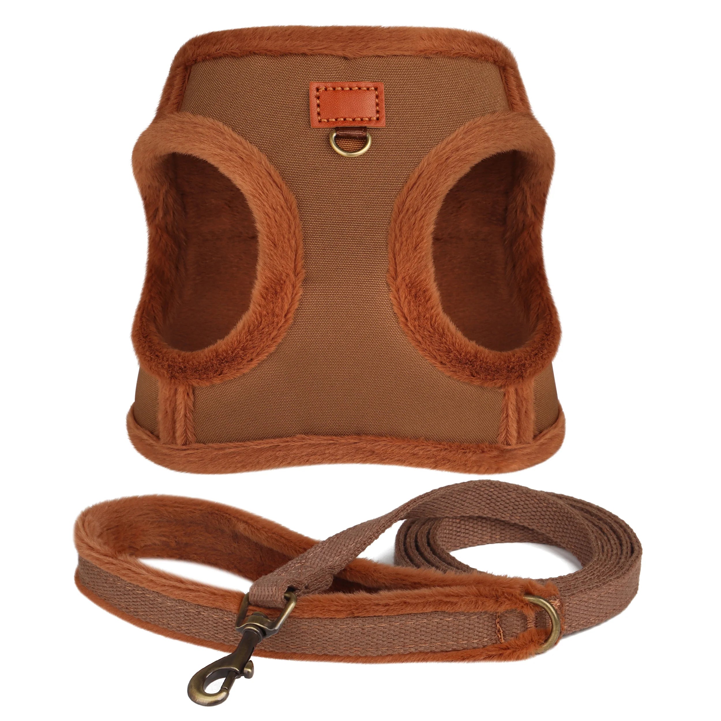 Pälsklädd sele för hund