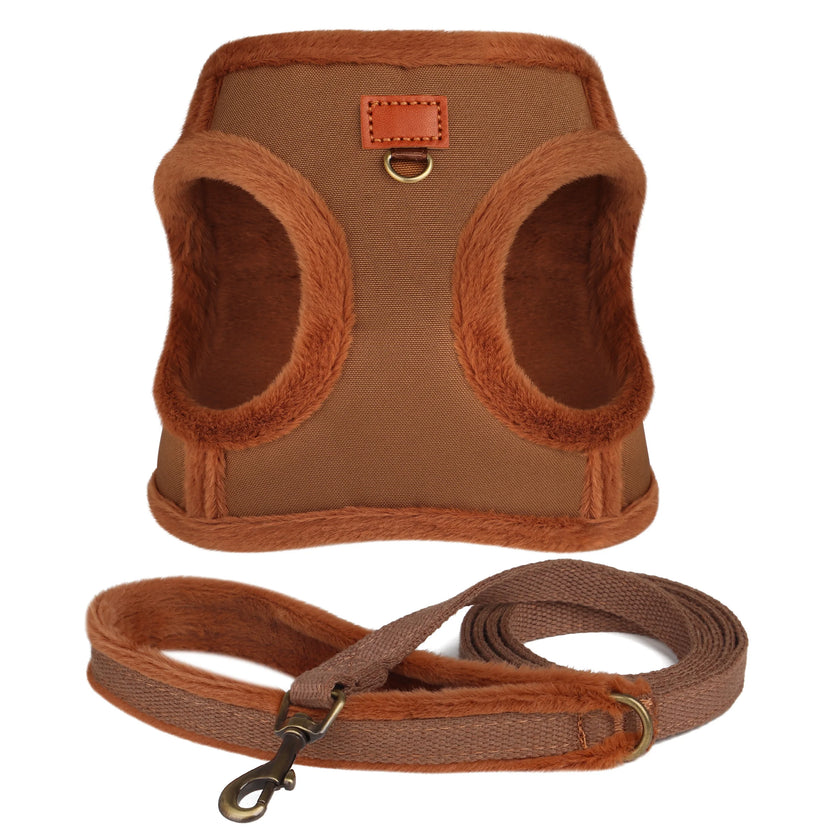 Pälsklädd sele för hund