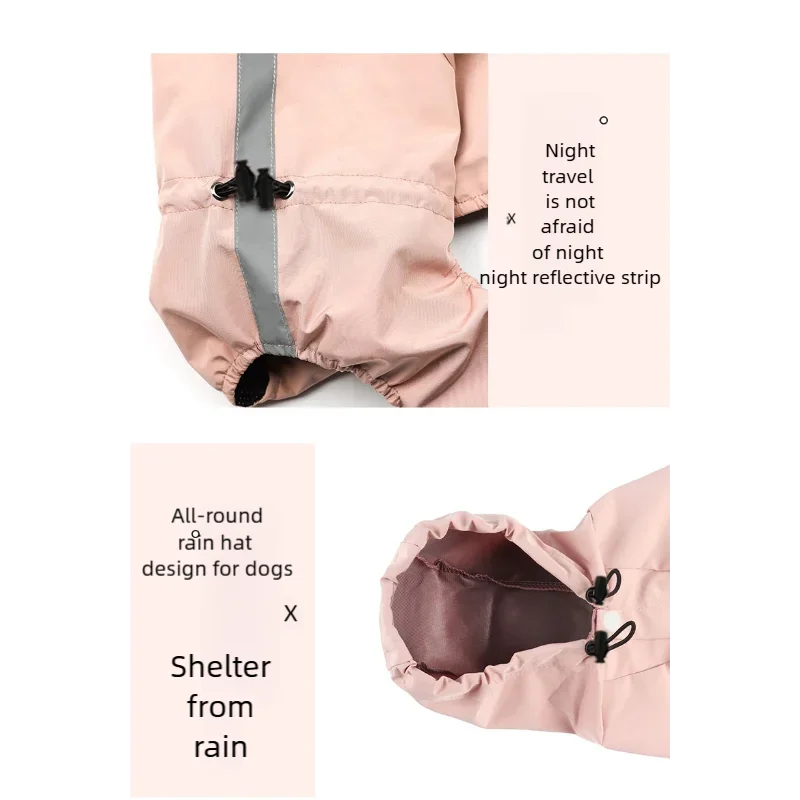 Regnoverall för hund