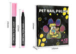 Nagelfärg för hund 12 färger