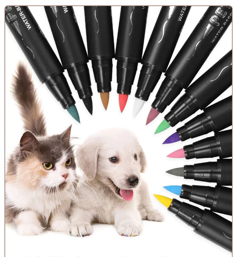 Nagelfärg för hund 12 färger