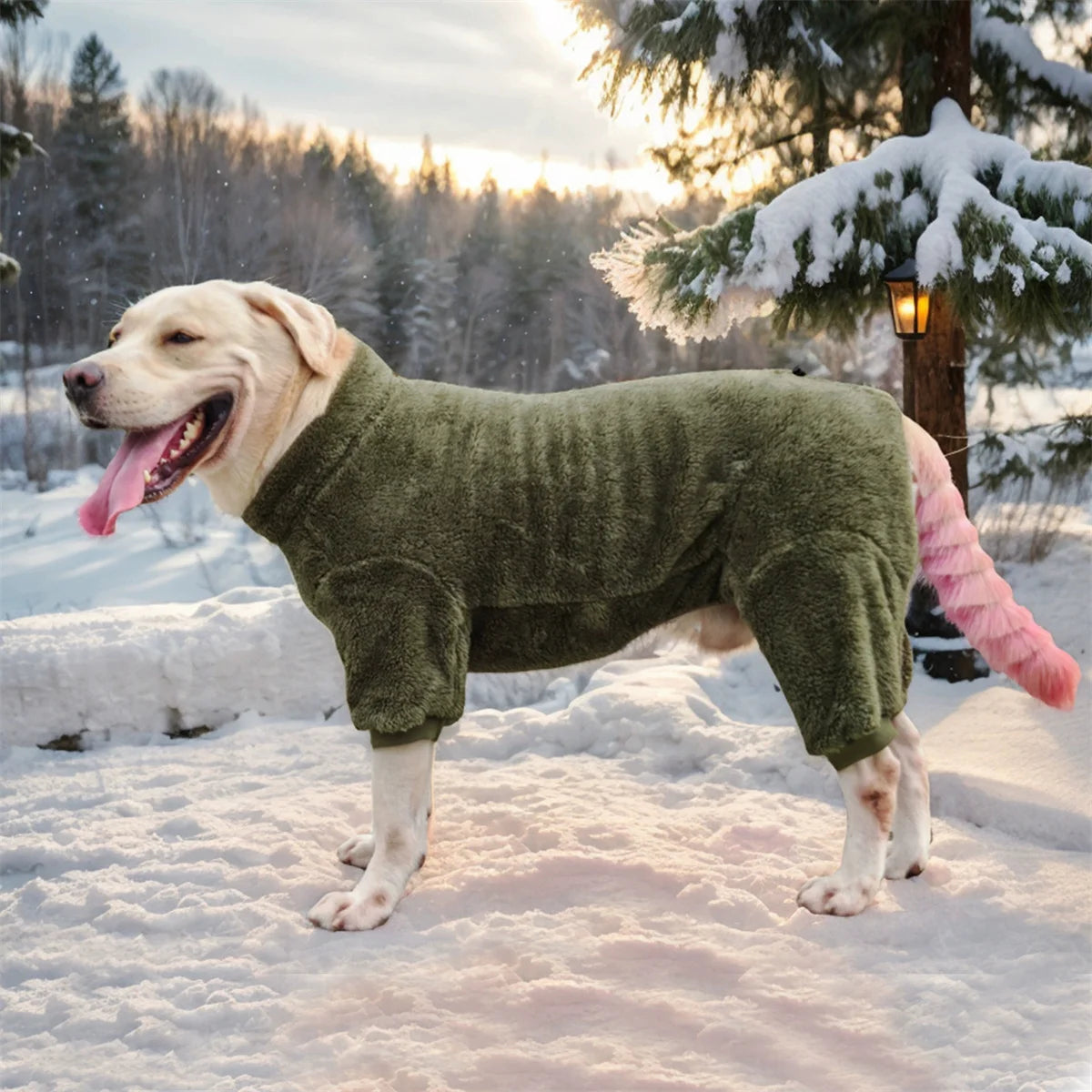 Fleeceoverall onesie för hund