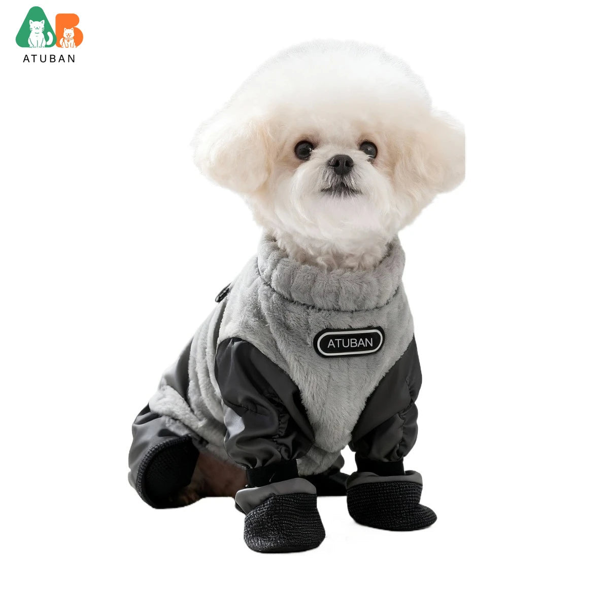 Hundoverall med skor