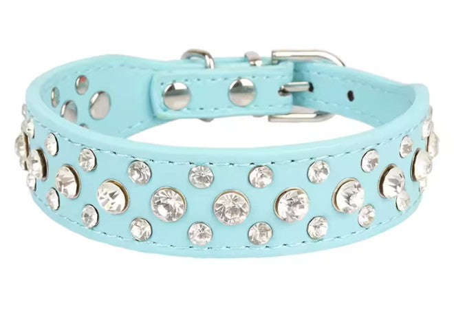 Hundhalsband med strass