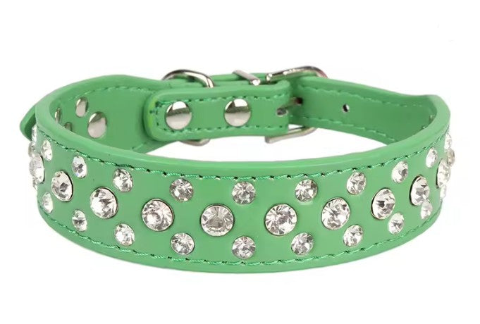 Hundhalsband med strass