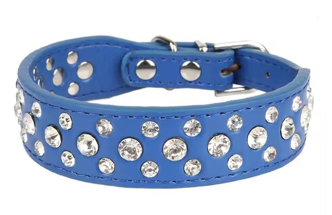 Hundhalsband med strass