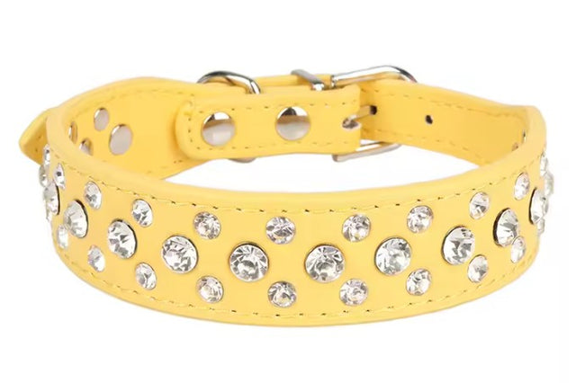 Hundhalsband med strass