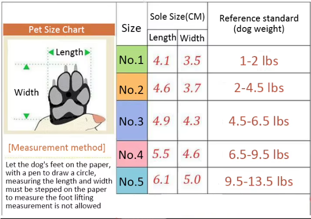 Vinterskor för hund