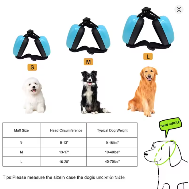 Hörselskydd för hund